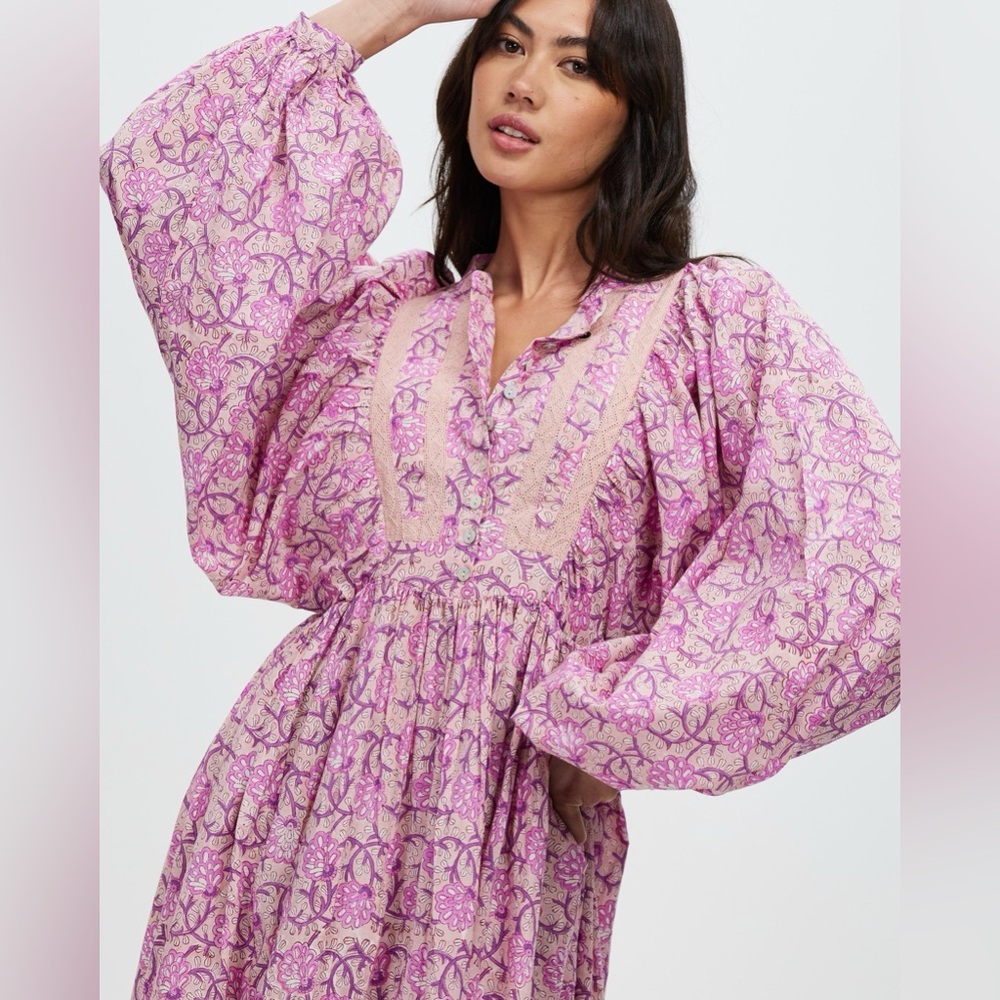 Kinga Scilla Rani Floral Mascali Dress sz6